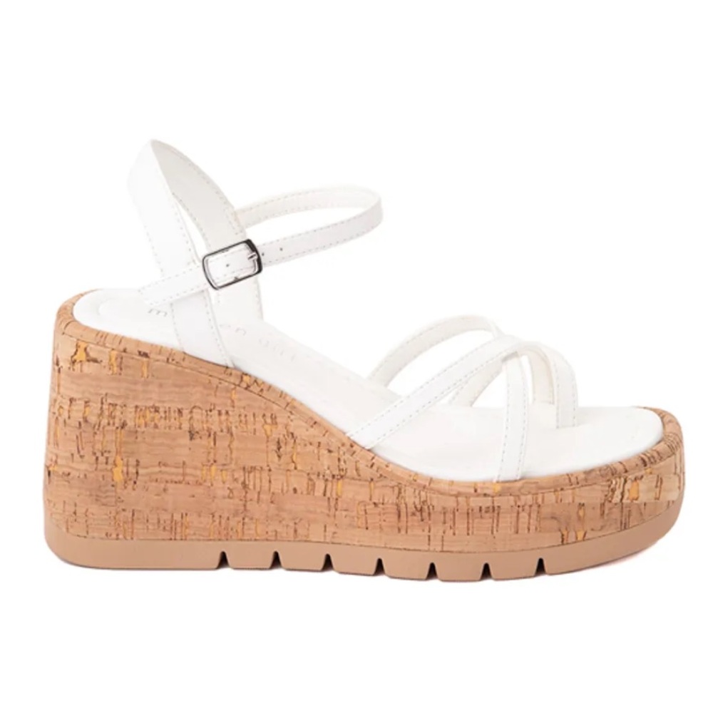 Madden Girl Volt-C Sandals White